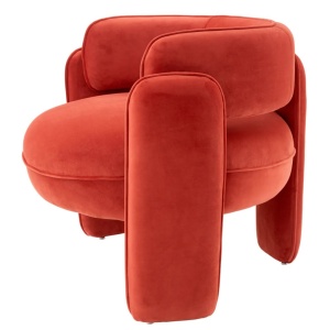 Scaun modern design LUX Chaplin, Savona orange - Img 5