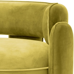 Scaun modern design LUX Chaplin, Savona vintage green - Img 6