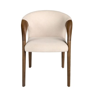 Scaun modern stil avangardist Cream - Img 5