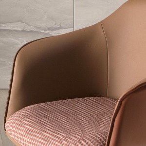 Scaun pivotant cu inaltime reglabila Stool maro - Img 8