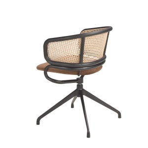 Scaun pivotant design modern Rattan - Img 6