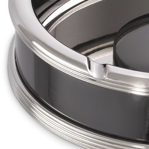 Scrumiera, obiect decorativ design LUX Ella nickel - Img 4