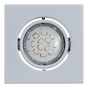 Set 3 spoturi, incastrabil pt. tavan fals, directionabil, dim. 9,5x9,5cm, LED Igoa 93245 EL