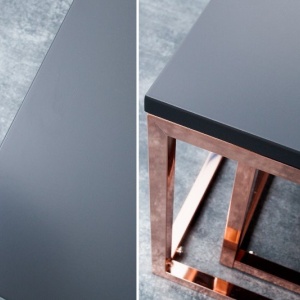 Set de 2 masute design modern Elements, cupru/ antracit A-37733 VC - Img 7
