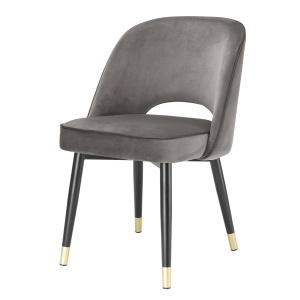 Set de 2 scaune design elegant Cliff, gri 114313 HZ - Img 2