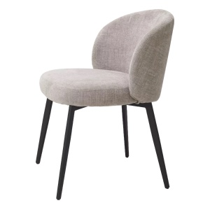 Set de 2 scaune design LUX Lloyd, Sisley gri - Img 6