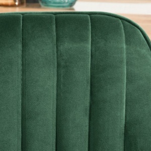 Set de 2 scaune elegante, tapitate Turin verde smarald - Img 4
