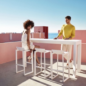 Set de 2 Scaune exterior / interior design modern premium WALL STREET H-86cm 65017 Vondom - Img 2