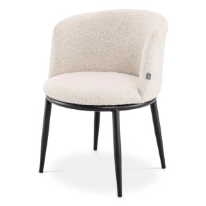 Set de 2 scaune LUX Filmore Boucle cream - Img 3