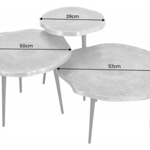 Set de 3 masute design unicat Organic - Img 5