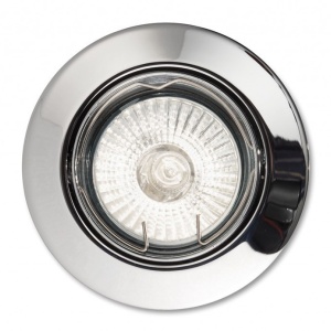 Set de 3 spoturi orientabile, incastrabile diam.8,2cm, SWING FI1 crom 083131