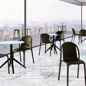 Set de 4 Scaune de exterior / interior design modern premium BROOKLYN CHAIR 65037 Vondom - Img 3