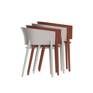 Set de 4 Scaune moderne cu brate de exterior / interior design premium AFRICA 65005 Vondom - Img 15
