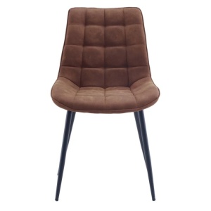Set de 4 scaune ROADSTAR microfibra cognac - Img 5