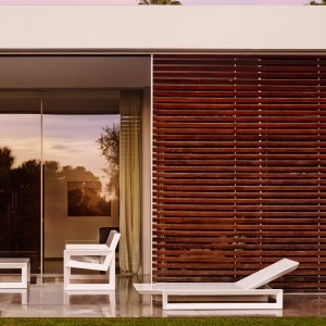 Sezlong exterior modern design premium FRAME SUN CHAISE 54097 Vondom - Img 5