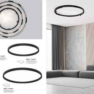 Sistem circular sina magnetica aplicata Breda, React 90cm 239619 universul-luminii.ro