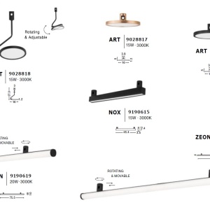 Sistem magnetic-decorativ tubular electrificat CRIMSON NVL-9190800 192429 universul-luminii.ro
