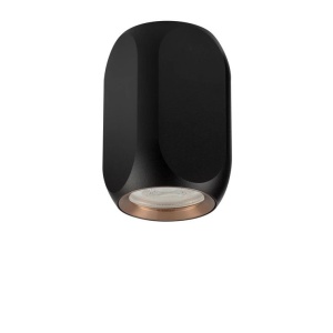 Spot aplicat cu bec GU10 Cubi negru/ auriu
