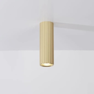 Spot aplicat din aluminiu canelat Anna auriu