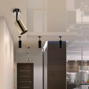 Spot aplicat directionabil BASE ANGLE Erebus 14 negru - Img 2