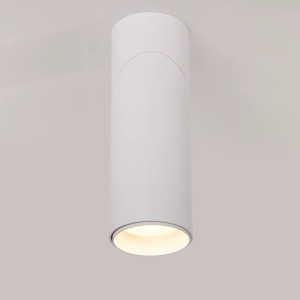 Spot aplicat directionabil cu bec GU10 Swivel alb - Img 3