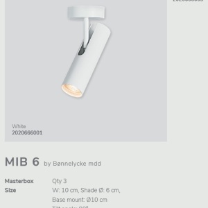 Spot aplicat directionabil design minimalist MIB 6 negru 2020666003 DFTP - Img 4