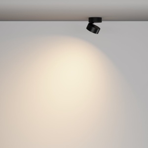Spot aplicat directionabil LED Lens negru 3000K 12W - Img 5