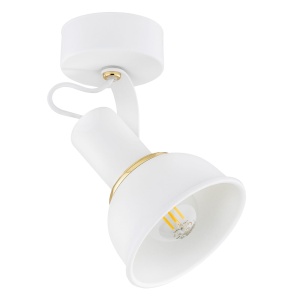 Spot aplicat directionabil modern Twist alb 108179 universul-luminii.ro