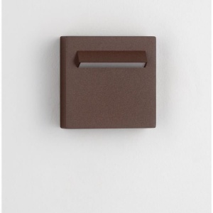 Spot aplicat exterior LED 3000K, IP65 RECTO corten - Img 6