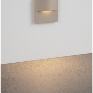 Spot aplicat perete exterior LED 3000K IP65 FLAC sand - Img 6