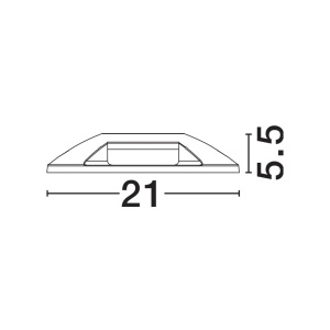 Spot aplicat sol/ perete exterior IP67, LED 3W 2700K, IK10 ROUTE - Img 5