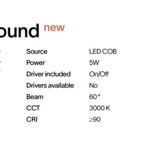 Spot aplicat tavan LOOK LED PL1 ROUND D30 H400 ON-OFF NERO 3000K - Img 3