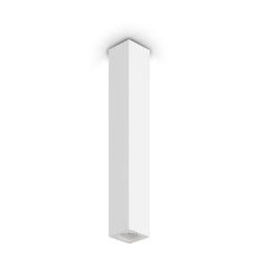 Spot aplicat tavan LOOK PL1 SQUARE D70 H400 GESSO
