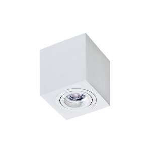 Spot aplicat tavan/plafon stil modern Brant 1 SQUARE alb - Img 1