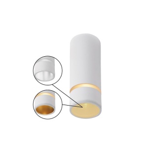 Spot aplicat tavan SPLIT alb L-10,2cm