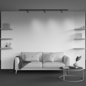 Spot GU10, accesoriu pentru sinele monofazate Unity, Calipso alb 164199 universul-luminii.ro
