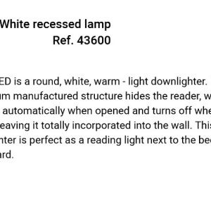 Spot incastrabil cu reader LED directionabil CLICK White - Img 7