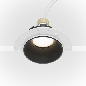 Spot incastrabil design tehnic Share alb, negru 10,2cm 55809 universul-luminii.ro