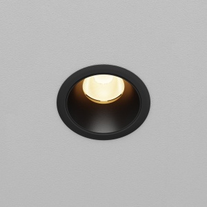 Spot incastrabil LED Dip negru 3000K 10W