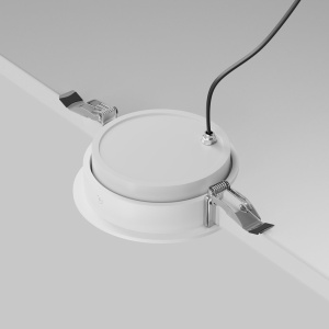 Spot incastrabil LED directionabil IP44 Lens alb 3000K 12W - Img 8
