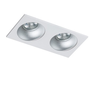 Spot incastrat tavan/plafon stil modern Hugo 2 alb 184219 universul-luminii.ro