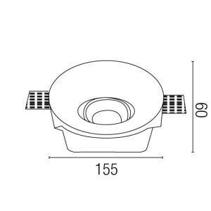 Spot incorporabil Neu 63286 52269 universul-luminii.ro