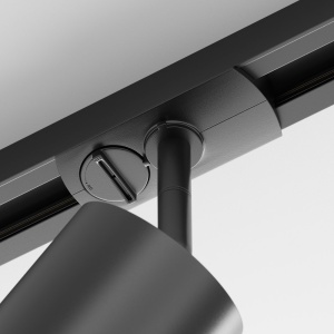 Spot LED, accesoriu pentru sinele monofazate Unity Orlo negru - Img 3