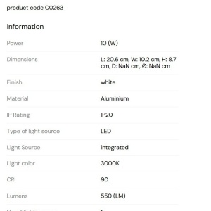 Spot LED Aplicat Directionabil Design Modern, Zeus 10w alb - Img 2