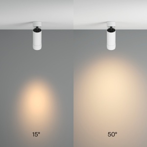 Spot LED aplicat directionabil Focus Zoom 4000K alb - Img 3