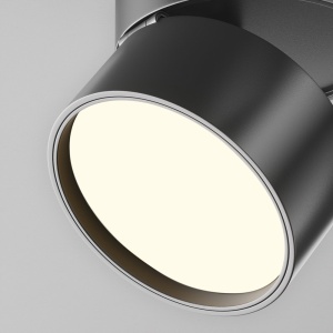 Spot LED aplicat directionabil Onda negru 3000K 164099 universul-luminii.ro
