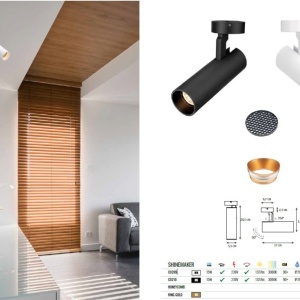 Spot LED aplicat directionabil SHINEMAKER alb - Img 6