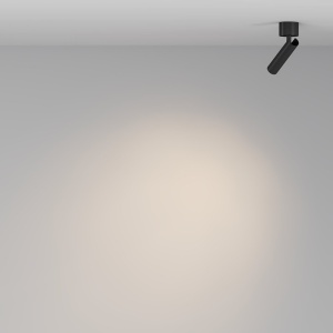 Spot LED aplicat directionabil stil minimalist Focus T negru - Img 6