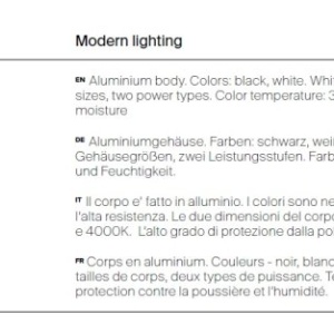 Spot LED aplicat iluminat exterior IP65 Zon IP 30W alb 227309 universul-luminii.ro