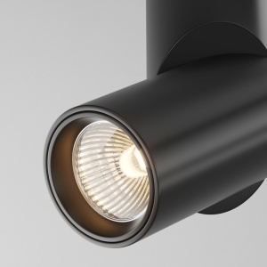 Spot LED aplicat, plafoniera design tehnic Dafne negru 120369 universul-luminii.ro